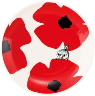 Yamaka Shoten MM10002-257 Momin "Cutout" Plate, Dish, Removing Dish, Diameter 5.1 x 0.8 inches (13 x 2 cm), Little Mi, Women's Gift, Birthday Tableware, Goods, Miscellaneous Goods, Red image 4