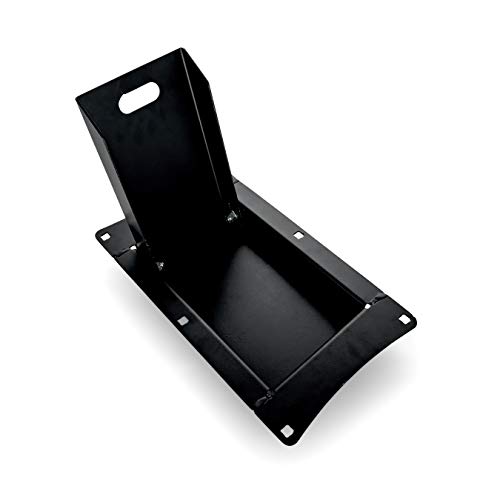 Camco Recessed Motorcycle Wheel Chock - Accommodates Most tire Sizes - Constructed of Powder-Coated Steel (66101) by Camco - Used condition - US$49.95