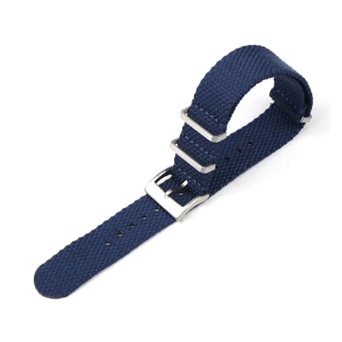 Bracelet montre coton 22mm 20mm pour remplacer un cuir rigide inconfortable