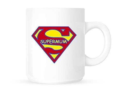 DottsMusic Super Mum - Novelty Coffee Mug/Cup. by