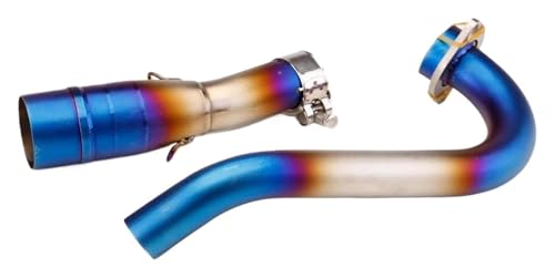 バイクマフラー フルエキゾースト 用 ヤマハ 用 X MAX 300 XMAX300 XMAX 250 XMAX250 2017-2021 ミドルリンクパイプ フルシステム 51mm エキゾーストマフラーに適合(TYPE-A 2017-2020)