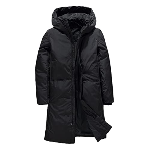 Doudoune d'hiver homme veste chaude en duvet de canard noir XXL 7085