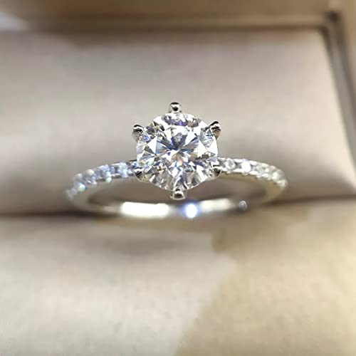 Bijoux de mariage moissanite 1 carat S925, l'alternative durable pour briller sans se ruiner