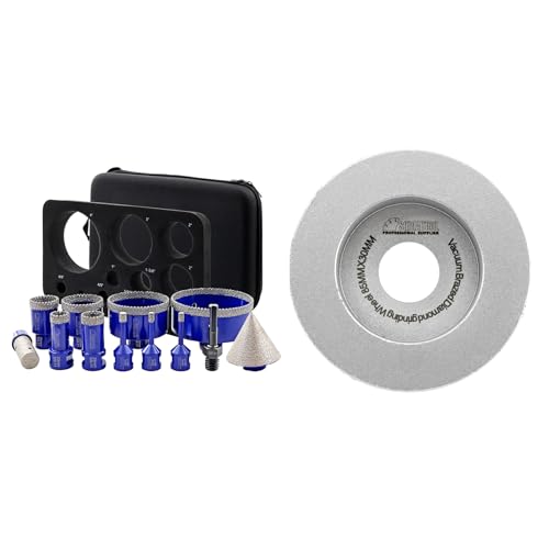 Kit de brocas de diamante para porcelanato 12 piezas miniatura 1