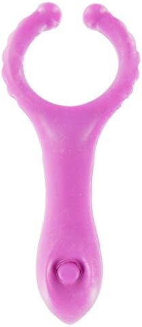 ANILLO PENE CON ESTIMULADOR DE CLITORIS LILA : Salud y ...