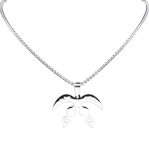 Collier Akofena de la sagesse en finition argentée, une épée Adinkra aux détails prestigieux