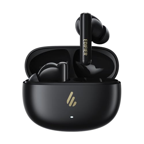 EDIFIER X5 pro Gen 2 ワイヤレスイヤホン アップグレード版 ハイブリッドANC搭載 -48dBまでノイズ低減 Bluetooth 6.0 急速充電 48時間再生 6マイクAI通話 空間オーディオ 聴覚保護 外音取り込み IP55防水 ス