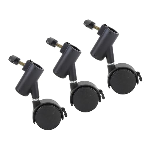 Image of Light Stand Wheels Set, 3 Pack Silent 360 Casters Light Stand with Brake, Tripod Wheels for Photo Studio Video Professional Equipment