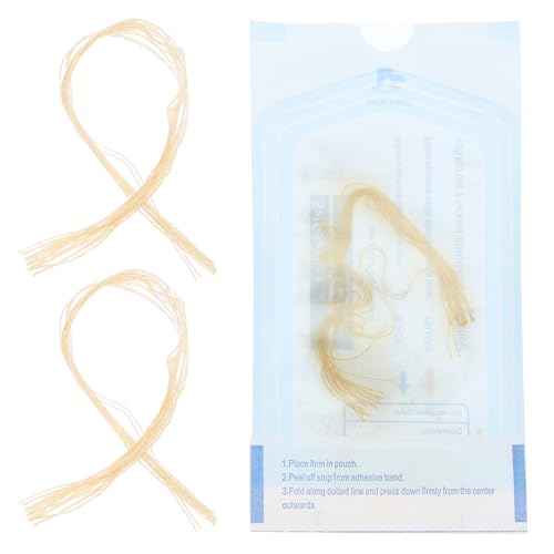 DECOMELODY Sueros Faciales Hilos de Proteína Soluble para Mujer 10 Bolsas 120 Hilos 12 Dorados Lifting y Cuidado Antiarrugas para Piel Madura Reafirmante y Nutritivo para Ojos y Rostro