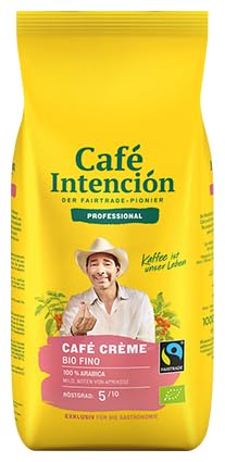 Kaffee CAFÉ CRÈME BIO FINO von Café Intención, 1000g Bohnen (2 Stück)