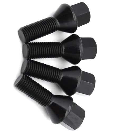 Pernos de rueda esféricos para coche E90 y E92 kit de 4 tuercas de acero para neumáticos