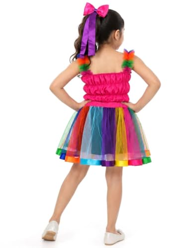 Image of BookMyCostume Girls Fancy Dress & Costume Collection - Mermaid Outfits Set & Rainbow Sequin Dresses - Princess, Kids Birthday, School Annual Day & Role-Play Costumes for Girls
