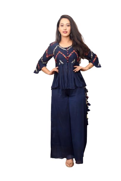 Mulmul Women's Embroidered Co-Ords Set