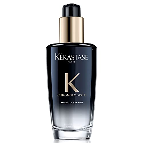 KERASTASE Chronologiste Huile De Parfum Hair Oil | Nourishing Hair Oil with Fragrance | Provides Shine | With Hyaluronic Acid & Vitamin E | For Dry Scalp & Dry, Damaged Hair Types