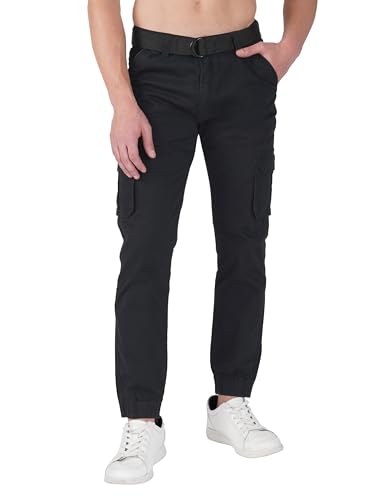 Image of Urban Legends Cargos for Men || Men's Cotton Regular Fit Cargo Joggers with 6 Pockets || Casual Pants || (UL-1R6)