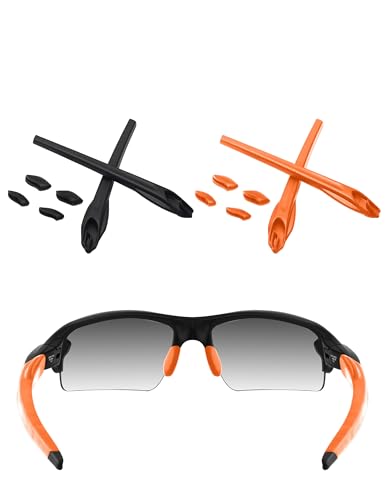 Image of ToughAsNails Replacement Rubber Kits Ear Socks and Nose Pads for Oakley Flak 2.0 XL OO9188 /Flak 2.0 OO9295 Sunglasses