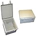 BUD Industries NBF-32224 Plastic Indoor NEMA Economy Box 13.78" L x 9.84" W x 7.08" H, Gray