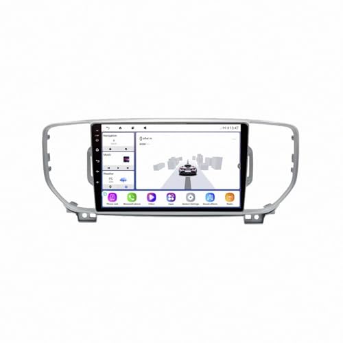Pantalla Android Auto Inalámbrico KIA Sportage con Mirror Link y Navegación GPS Activa