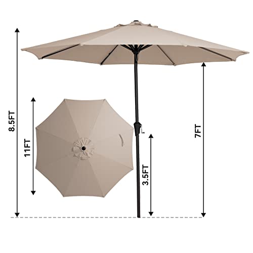 11 ft patio umbrella from Kitadin