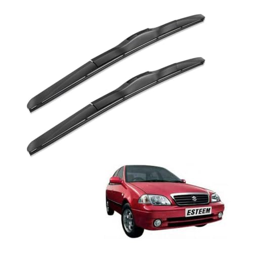 Image of Oshotto Frameless (O.E.M Type) Wiper Blades Compatible with Maruti Suzuki Esteem (20 inch / 18 inch)