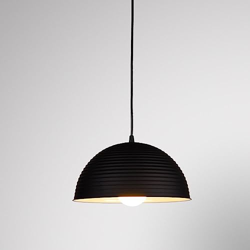 Lustre pour salle à manger suspendu noir style ferme moderne pour îlot cuisine