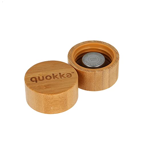 Quokka Iceberg Bouteille Ronde en Verre avec étui en Silicone Noir 660 ML - Image 5