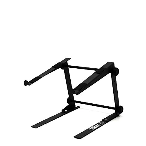 Gorilla GLS01 DJ Laptop Stand Computer DJ Lap Top Table High Riser Height & Width Adjustable