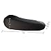 FH Group Flat Cloth Fabric Armrest Cover Semi-Universal Fit, One Pair Black