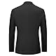 Autsel Sakko Herren Slim Fit Sportlich Herren Anzugjacke Business Blazer für Hochzeit Freizeit EIN Knopf Schwarz L