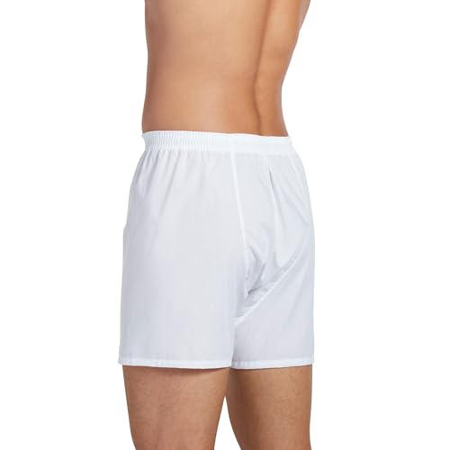 Jockey Men's Underwear Classics Full Cut 5" Boxer - 3 Pack, White, L - image 3