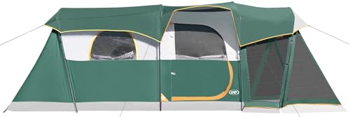 UNP Camping Tent 8 Person Waterproof Big Tunnel Tent with Screen Porch - Image 2