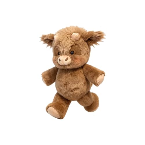 Image of Flufies Plush Soft Toys for New Born Baby and Baby Boy - Soft and Easy Wash Plush - Huggable Plush Toys for Girls and Boys - Soft Toy for Home Decor (Running Plushie - Dark Brown)