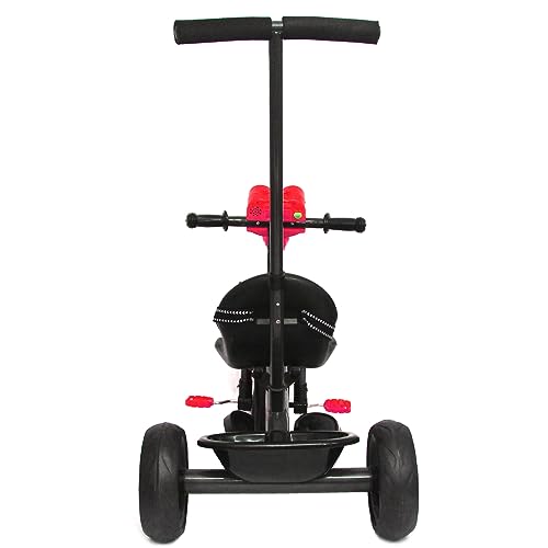 Image of Primo Kid Toys Tricycle for Kids 1 Years+, Plug & Play Tricycle for Kids. Ride on with Safety Seat Belt, Dual Storage Space & Parental Handle.