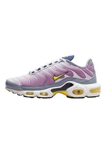 NIKE - Zapatillas Wmns Air MAX Plus OG en Cuero, Morada-Azul Marino-Negro (11.5)