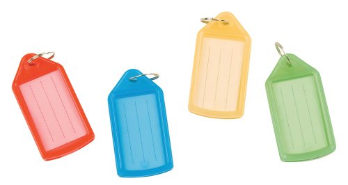 Porte-clés étiquettes Q-Connect pour organiser la maison et les clés de voiture