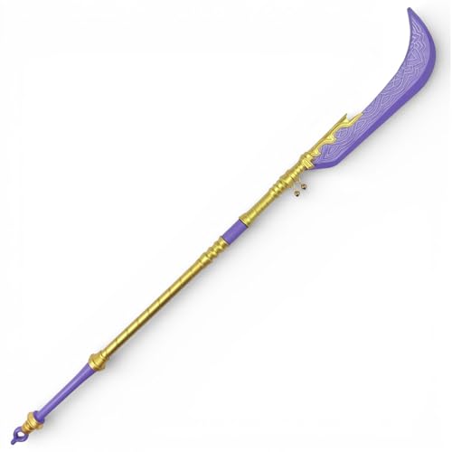 otaku gear 60 Foam Demon Killer Battle Spear with Bells Lightweight Prop for Cosplay Display & Collection