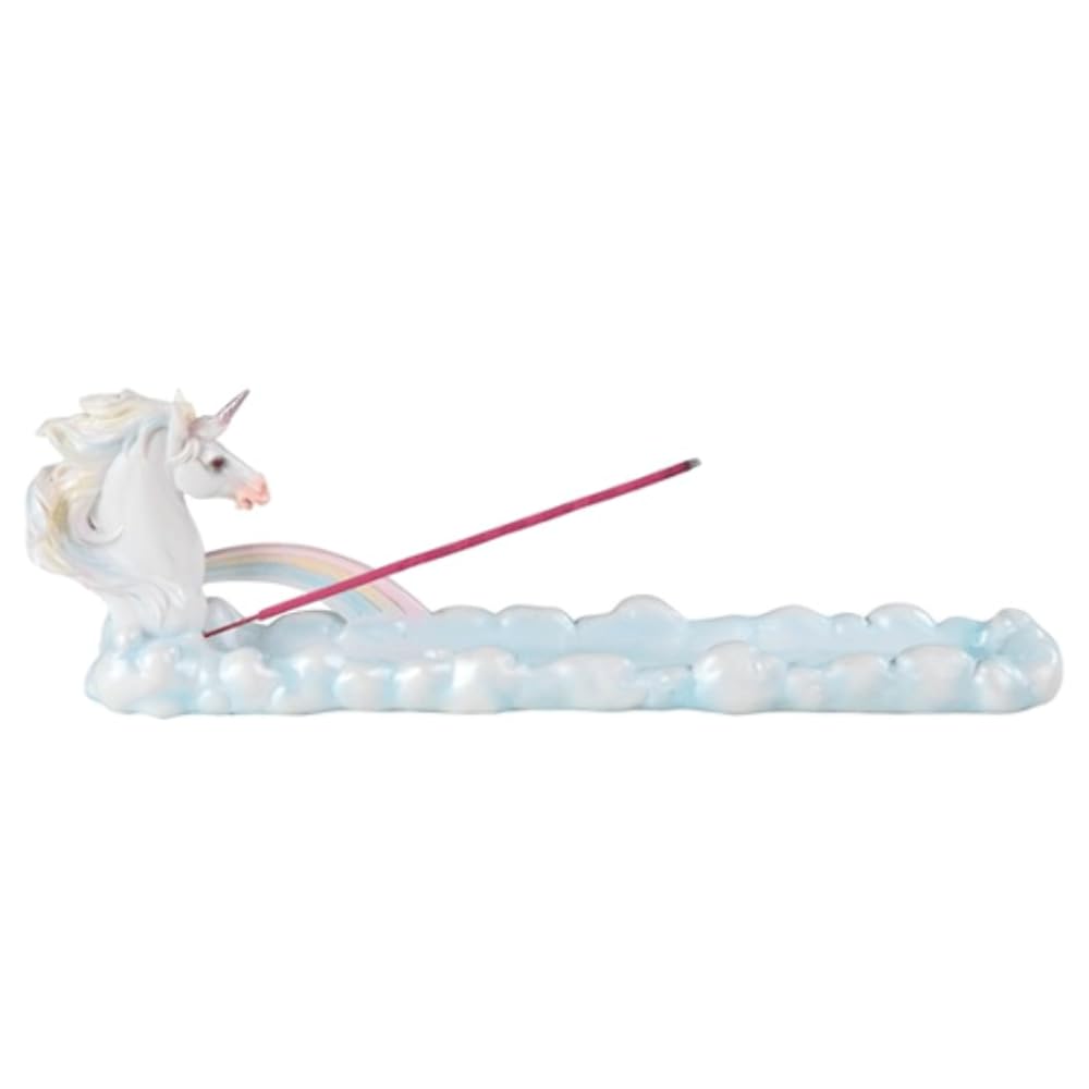 StealStreet SS-G-91888 Winged Unicorn Horse with Rainbow Clouds Incense Fragrance Holder