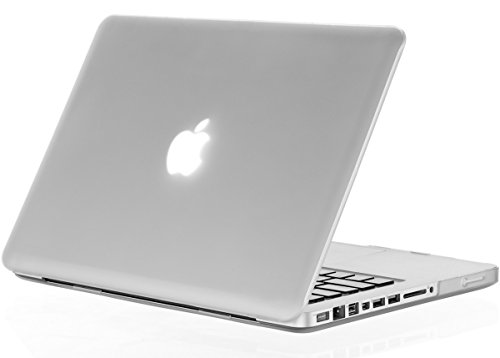 80% Off Discount Kuzy Compatible with MacBook Pro 17 inch Case for Model A1297 Aluminum Unibody, Shell Soft-Touch Hard Cover for 17 inch MacBook Pro, White