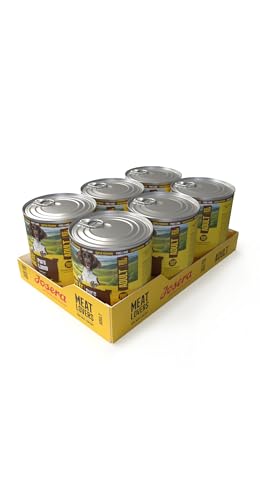 JOSERA Meat Lovers Pure Lamb (6 x 800 g) | Adult | Premium Nassfutter für ausgewachsene Hunde | extra viel Lammfleisch (68%) | Monoprotein | getreidefrei | Hundefutter nass | 6er Pack