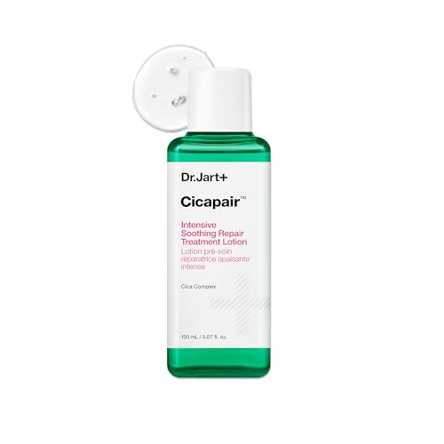 Dr.Jart+ Cicapair Intensive Soothing Repair Treatment Liquid Korean Face Lotion to Reduce Redness with Centella Asiatica | Hydrating Toner | Korean Skin Care, 5.07 Fl Oz
