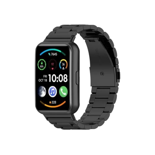 [LOKLNEYK] ɓKHuawei Watch FIT 2 pXeXX`[Xgbv(Black,For Huawei watch Fit)