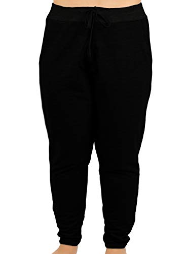 Kit Com 3 Calças Moletom Ayron Feminina Longa Sem Punho Preta, Cinza Claro e Cinza Escuro (M)