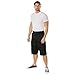 Rothco Long Length BDU Shorts (US, Alpha, Large, Regular, Regular, Black)
