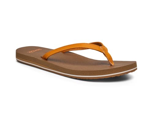 Image of Sanuk Yoga Joy Womens Flip Flops | Yoga Mat Footbed | Sandals for Women | Womens Yoga Sandals | Women's Beach Sandals