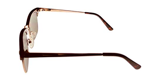 Kenneth Cole REACTION Mens Square Tortoise Gold Metal Sunglass KC1330. 52N3