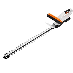 LIGO 20V Cordless Hedge Trimmer | 21" Laser-Cut Blade for Thick Branches | 2.0Ah PowerShare Battery | 4.5 lbs Ultra-Light with Low Vibration | Fast Charger Included