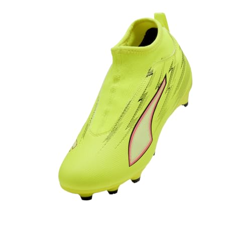 PUMA Kids Boys Ultra 6 Match+ Laceless Firm GroundMulti Ground Soccer Cleats - Yellow - Size 12 M - image 7