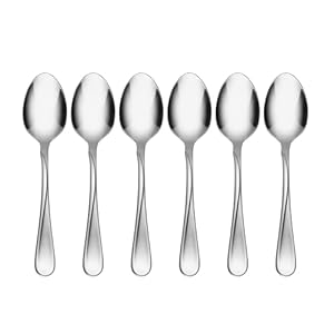 Oneida Flatware Flight, Teaspoons, Stainless Steel, Set of 6
