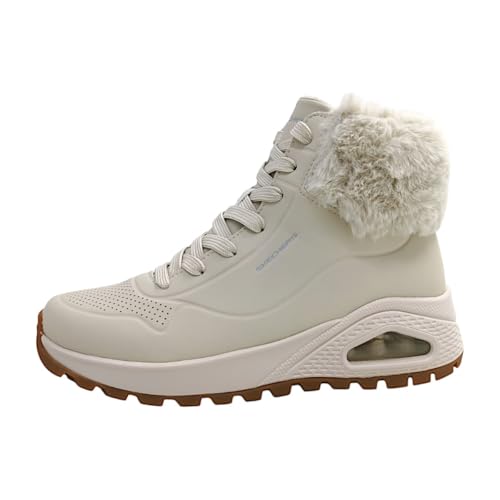 Skechers Uno Rugged Fall Air, Botas Mujer, Blanco, 39 EU