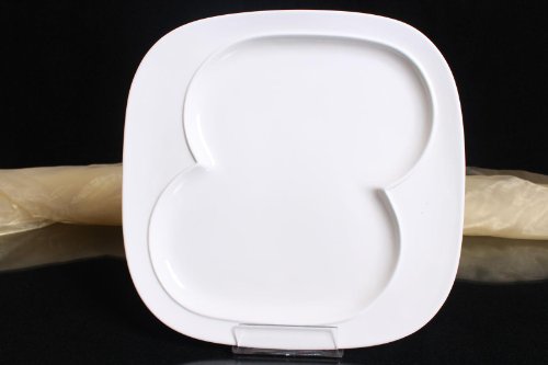 3x Teller Servierteller Flachteller Porzellan Weiß Gastronomiebedarf